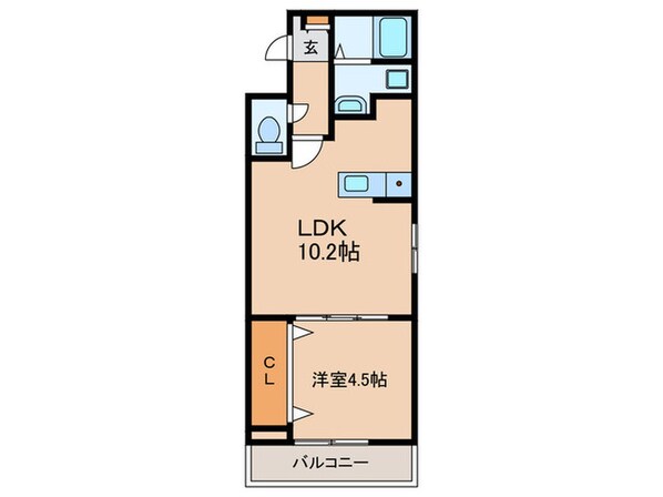 仮）新田旭町アパートの物件間取画像